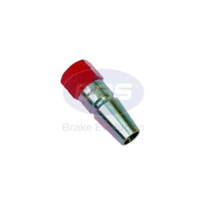 MALE C COUPLING; RED; EMERGENCY; PORT: M22X1.5