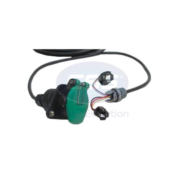 CABLE + SOCKET; FOR POWER ISO 7638; ABS MODAL; LENGTH (M): 1