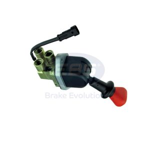 HAND BRAKE VALVE (RED HANDLE)