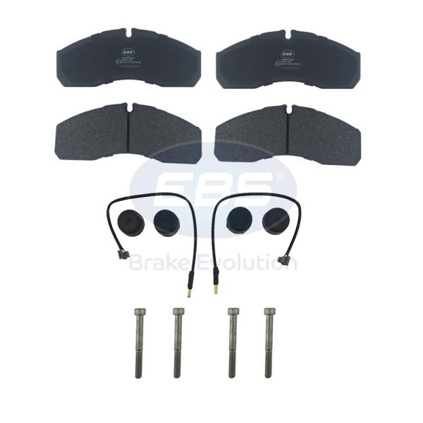 BRAKE PAD SET E11 - C/W FITTING KIT & WEAR LEADS