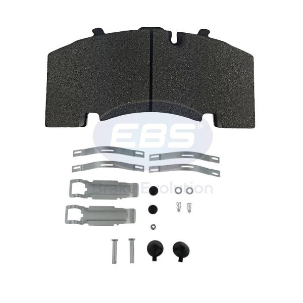 BRAKE PAD SET E11 - C/W FITTING KIT - SK7000 - KEY TYPE