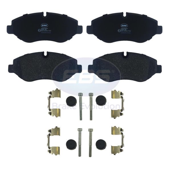 BRAKE PAD SET E11 - C/W FITTING KIT & SHIMS