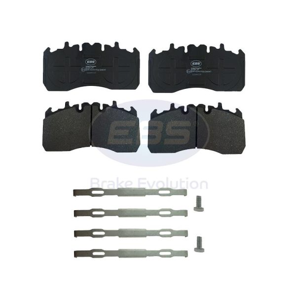 BRAKE PAD SET E11 - C/W FITTING KIT - ELSA 225L-2