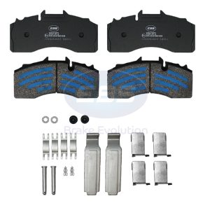 BRAKE PAD SET E11 - C/W FITTING KIT - BPW SKH/SKM