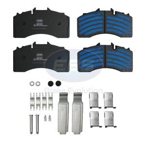 BRAKE PAD SET E11 - C/W FITTING KIT - BPW TSB4309