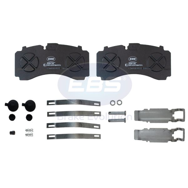 BRAKE PAD SET E11 - C/W FITTING KIT