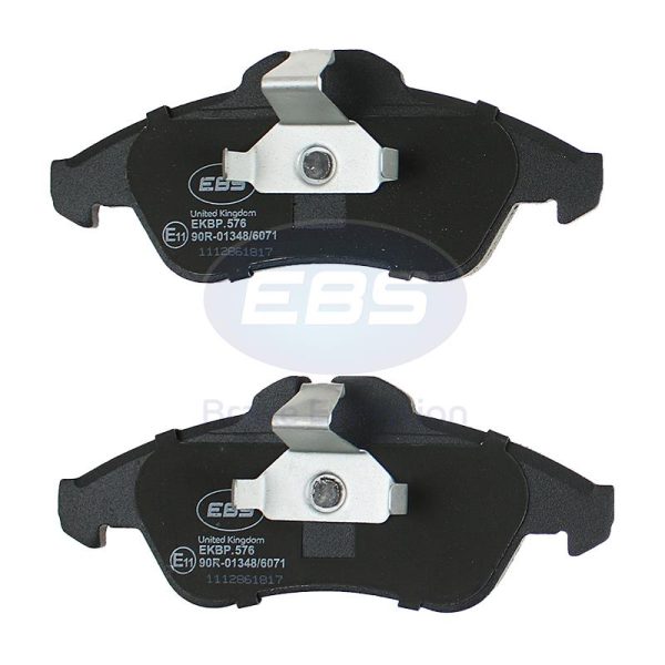 BRAKE PAD SET E11 - C/W FITTING CLIPS