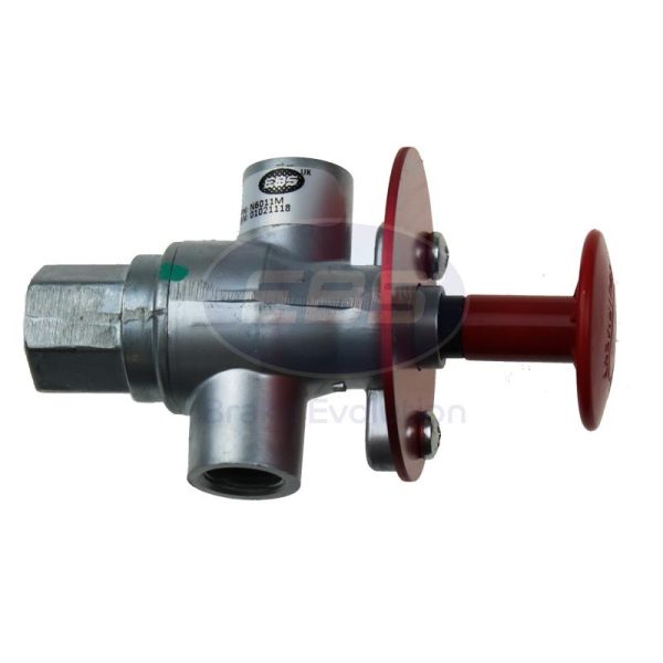 PARK VALVE - RED KNOB - METRIC