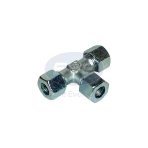 6 X 6 X 6MM TEE CONN. COMPRESSION STEEL