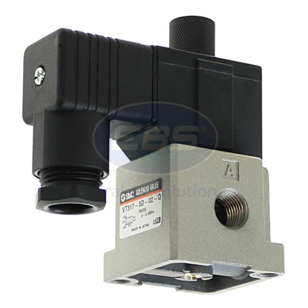 SMC 3/2 SOLENOID VALVE 1/4 24VDC